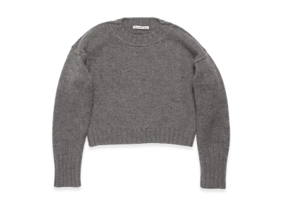 Acne Studios Crew Neck Wool Jumper "Dark Grey"