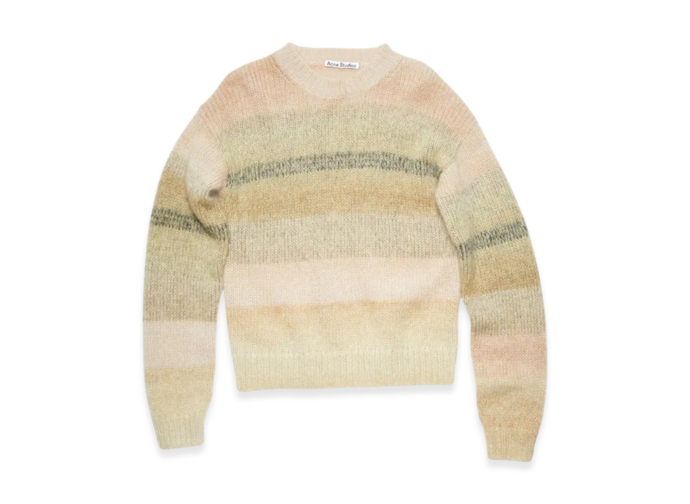 Acne Studios Crewneck Jumper "Warm Beige/Multi"