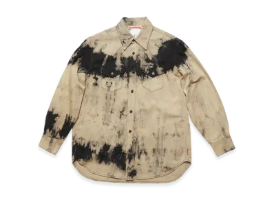 Acne Studios Denim Shirt Relaxed Fit "Black/Beige"