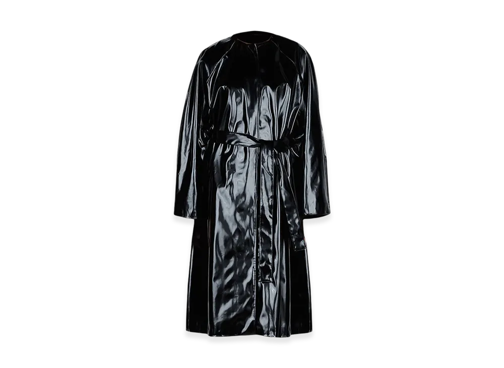 Acne Studios High Gloss Belted Coat "Black"