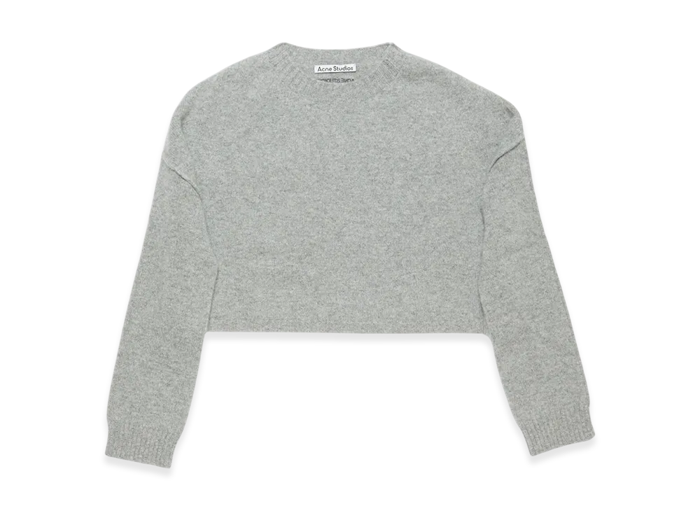 Acne Studios Jumper Wool Cashmere "Grey Melange"