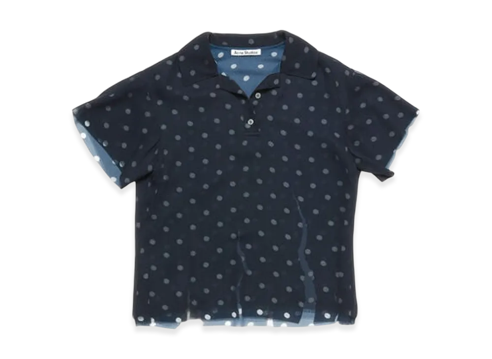 Acne Studios Layered T-Shirt "Navy/White"