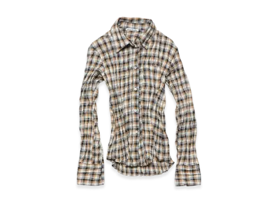 Acne Studios Check Button Up Shirt "Brown"