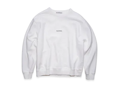 Acne Studios Logo Crewneck Sweatshirt "Opitc White"