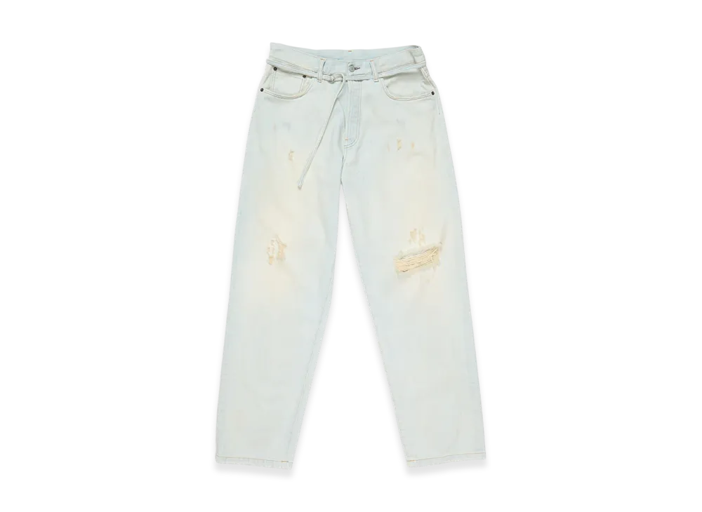 Acne Studios Loose Fit Jeans 1991 Toj "Light Blue/White"