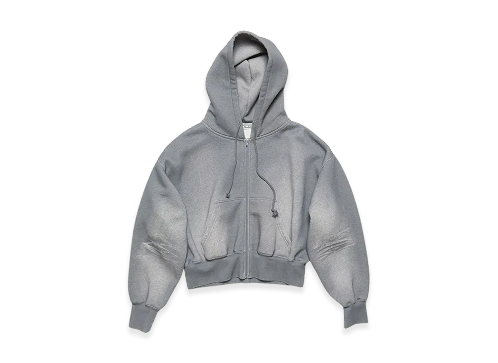 Acne Studios Hooded Zipper Sweater "Grey Melange"