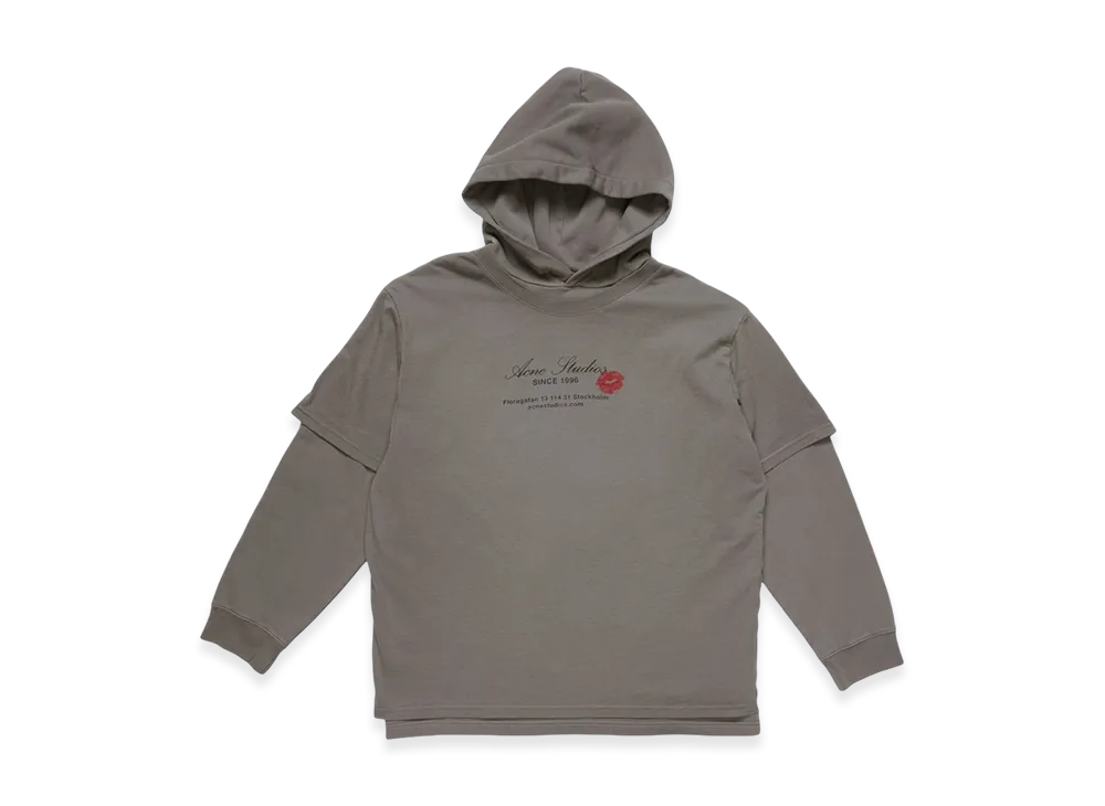 Acne Studios Double Layered Hoodie "Grey"