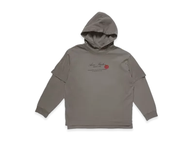 Acne Studios Double Layered Hoodie "Grey"