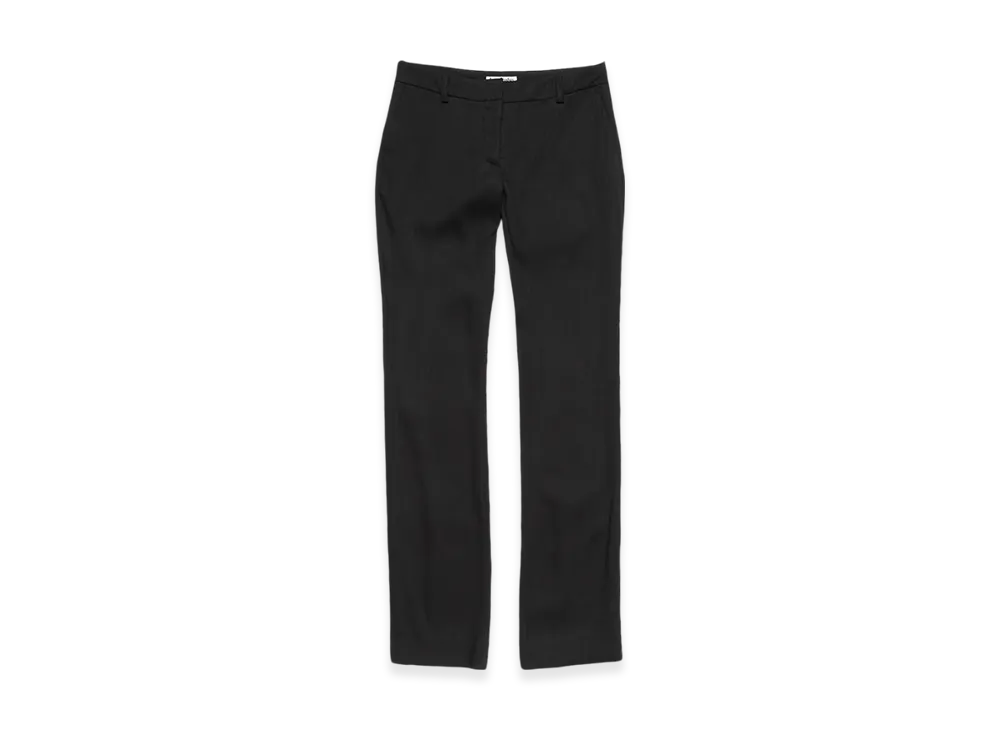 Acne Studios Tailored Wool Blend Trousers "Black"