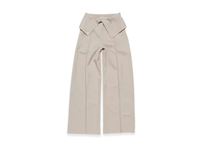 Acne Studios Tailored Wool Blend Trousers "Cold Beige"