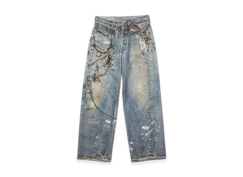 Acne Studios Baggy Fit Jeans 1981F "Mid Blue"