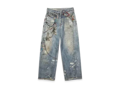 Acne Studios Baggy Fit Jeans 1981F "Mid Blue"