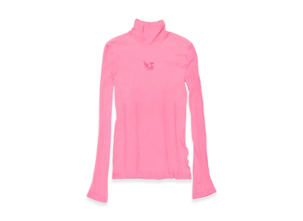 Acne Studios Roll Neck Shirt "Bubble Pink"