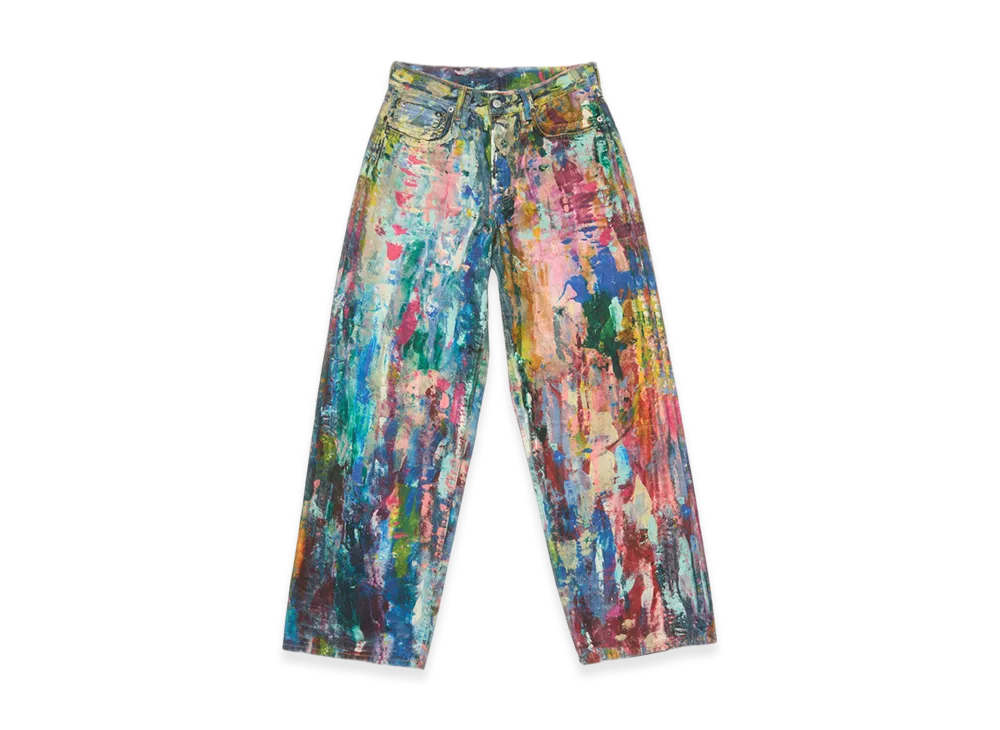 Acne Studios Baggy Fit Jeans 1981F "Blue/Multi"