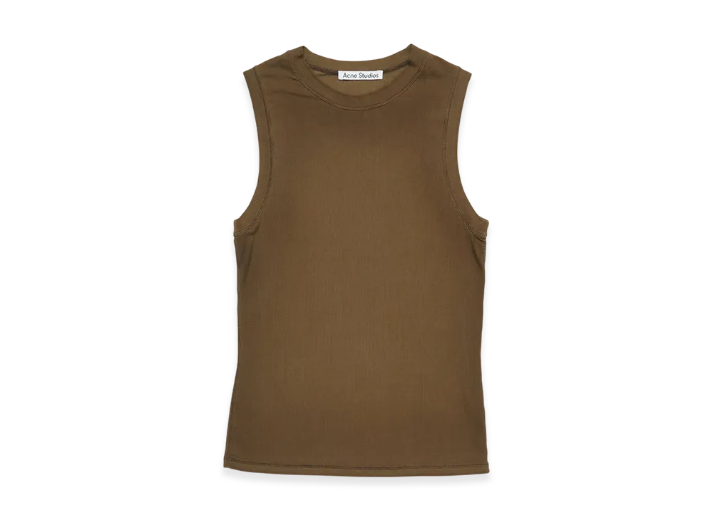 Acne Studios Tank Top "Mud Brown"