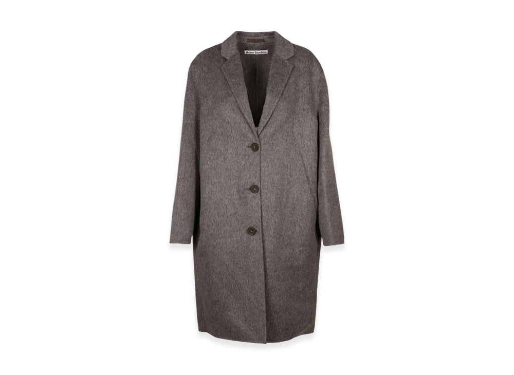 Acne Studios Single Breasted Coat "Grey Melange"