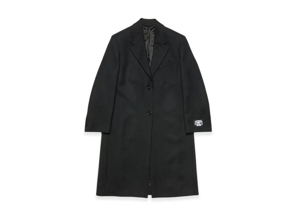 Acne Studios Single Breasted Wool Coat "Black"