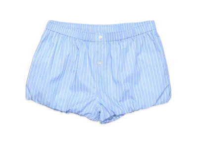 Acne Studios Stripe Shorts "White/Blue"