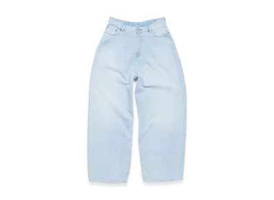 Acne Studios Super Baggy Fit Jeans 2023F "Mid Blue"