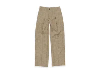 Acne Studios Tailored Linen Blend Trousers "Multi Brown"