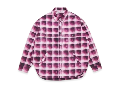 Acne Studios Check Button Up Shirt "Pink"