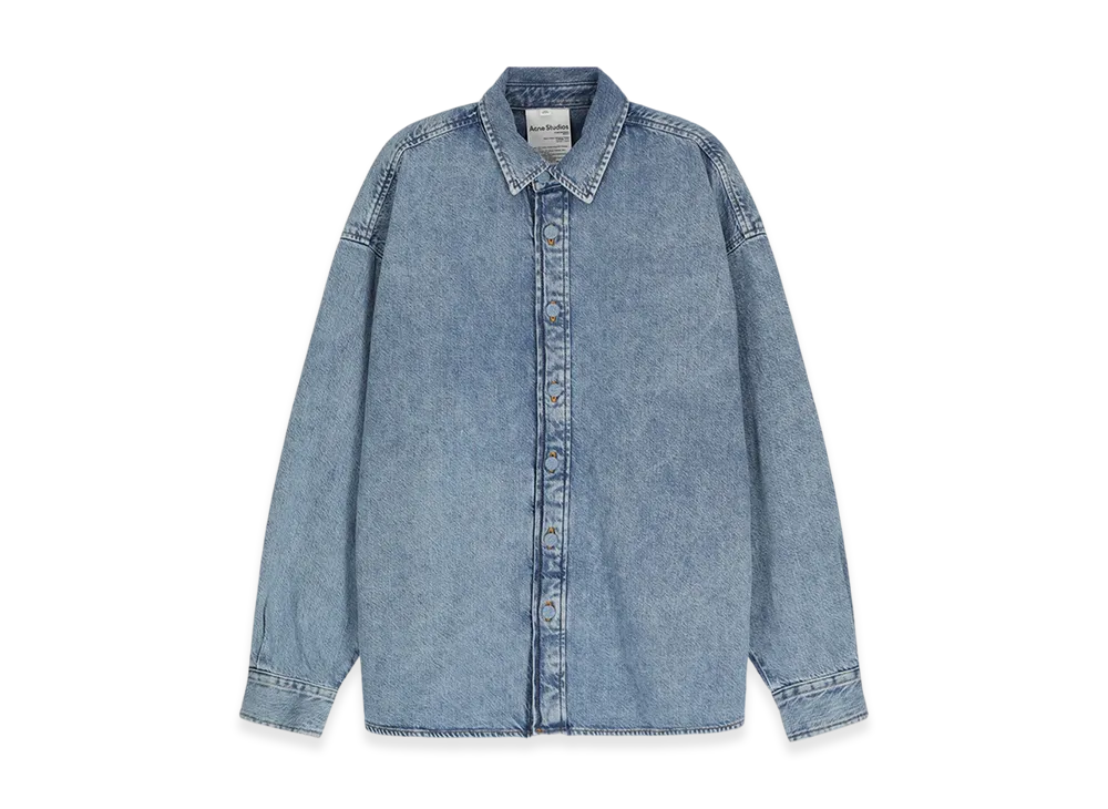 Acne Studios Button Up Denim Shirt "Sky Blue"