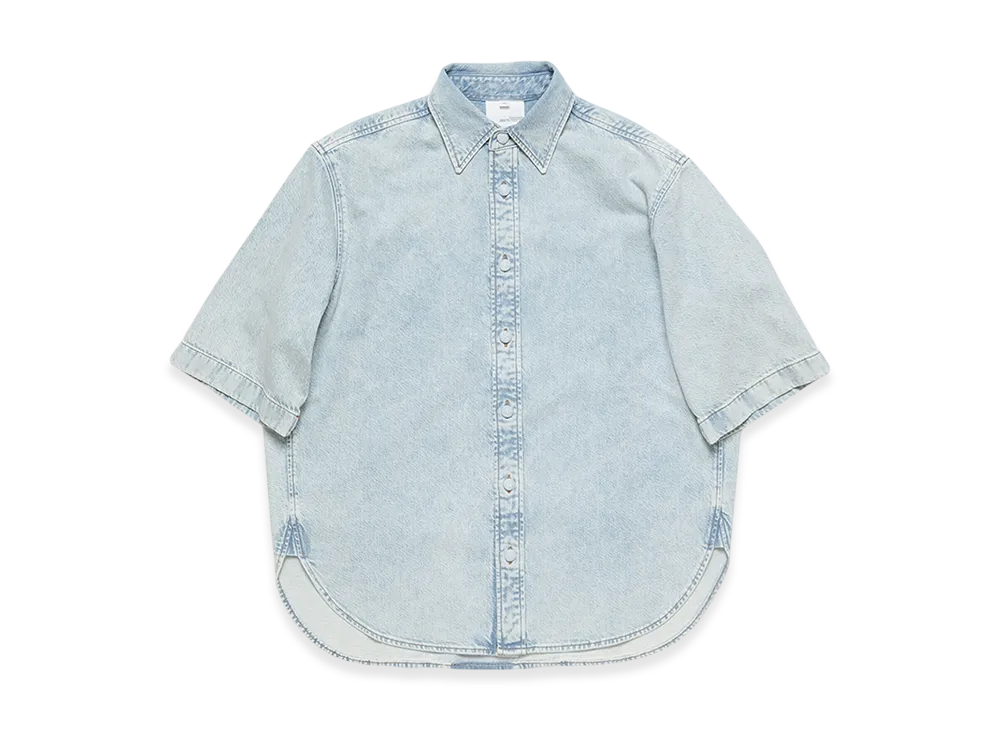Acne Studio Relaxed Fit Denim Button-Up Shirt "Indigo Blue"