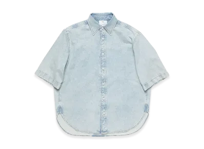 Acne Studio Relaxed Fit Denim Button-Up Shirt "Indigo Blue"