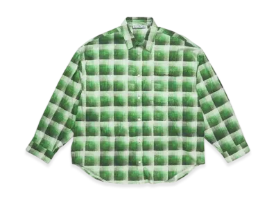 Acne Studios Check Button Up Shirt "Green"