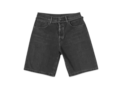 Acne Studios Belted Denim Shorts "Black"