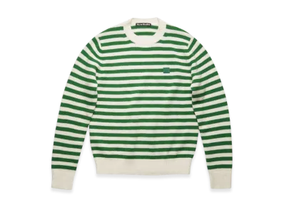 Acne Studios Breton Stripe Sweater "GREEN/WHITE"