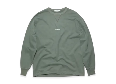Acne Studios Stamp Logo Sweatshirt "Cedar Green"