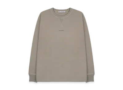 Acne Studios Stamp Logo Sweatshirt "Oyster Grey"