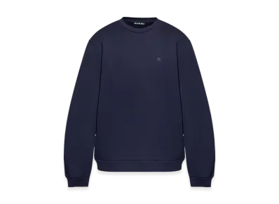 Acne Studios Crew Neck Fleece Sweatshirt "Navy Blue"