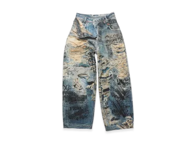 Acne Studios Super Baggy Fit Jeans 2023 "Mid Blue"