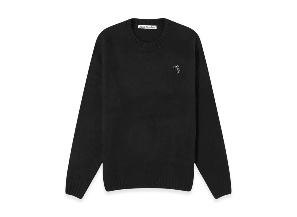 Acne Studios Crew Neck Wool Jumper "Black"