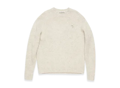 Acne Studios Crew Neck Wool Jumper "Light Grey Melange"