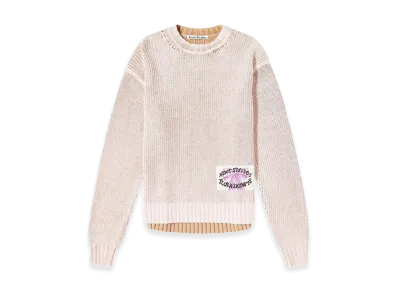 Acne Studios Crewneck Jumper "Pale Pink/Vintage Beige"