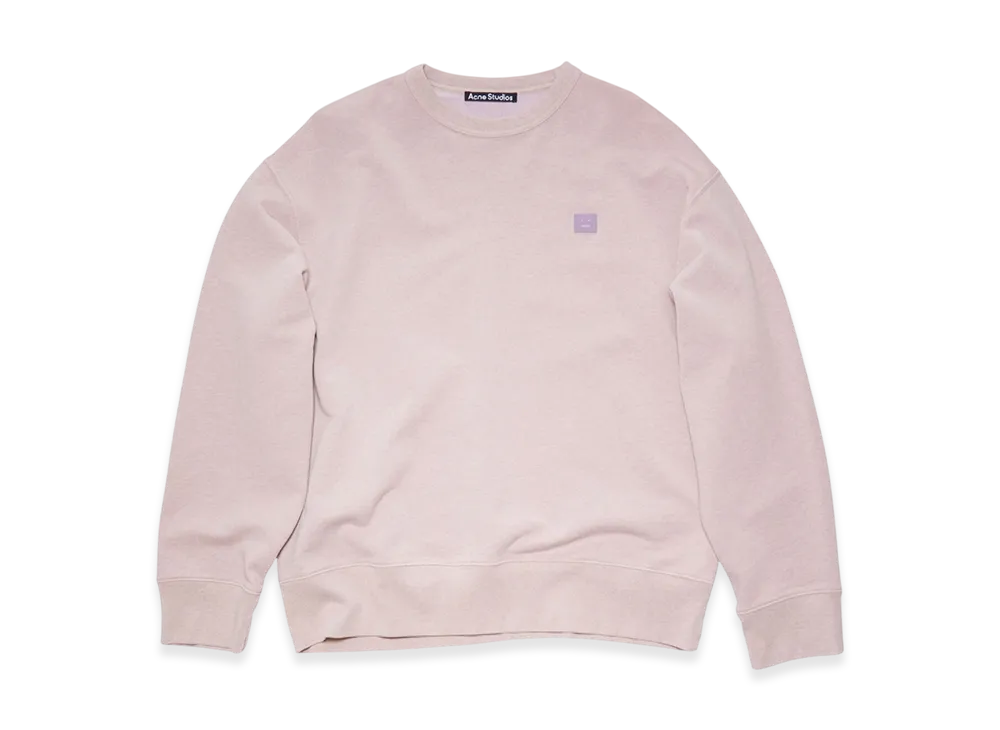 Acne Studios Crewneck Sweatshirt "Violet Pink Melange"