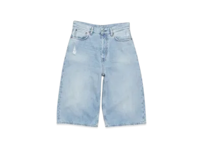Acne Studios Denim Shorts Loose Fit "Light Blue"