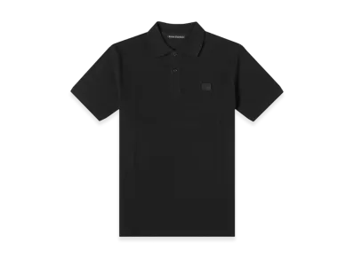 Acne Studios Elton Face Polo "Black"
