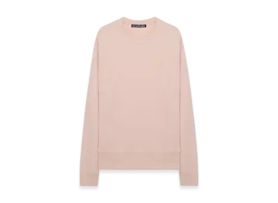 Acne Studios Face Crewneck Sweatshirt "Powder Pink"