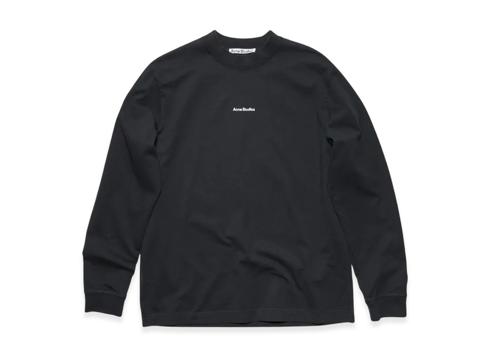 Acne Studios Logo Long Sleeve T-Shirt "Black"