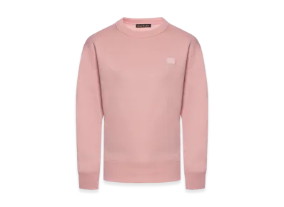 Acne Studios Fairview Face Crewneck Sweatshirt "Blush Pink"