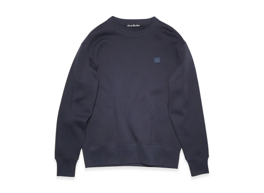 Acne Studios Fairview Face Crewneck Sweatshirt "Navy"