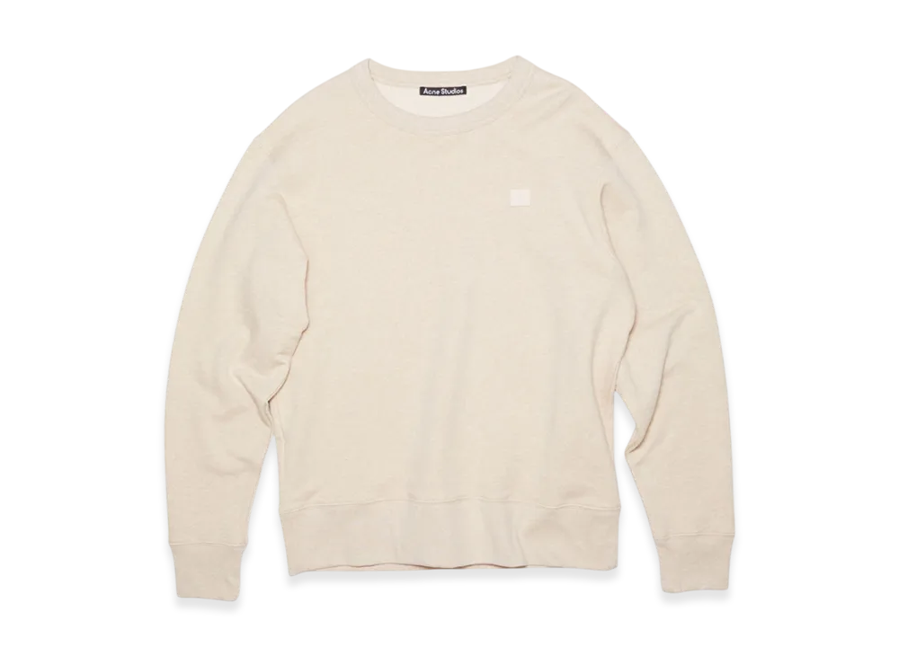 Acne Studios Fairview Face Crewneck Sweatshirt "Oatmeal Melange"