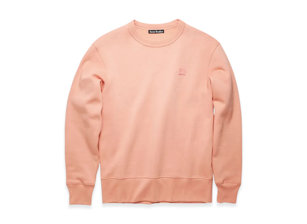 Acne Studios Fairview Face Crewneck Sweatshirt "Pale Pink"