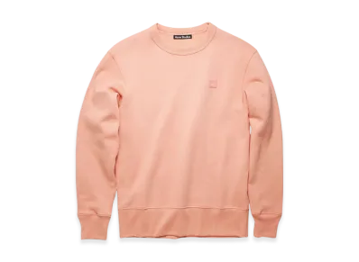 Acne Studios Fairview Face Crewneck Sweatshirt "Pale Pink"