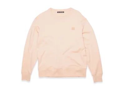 Acne Studios Fairview Face Crewneck Sweatshirt "Powder Pink"