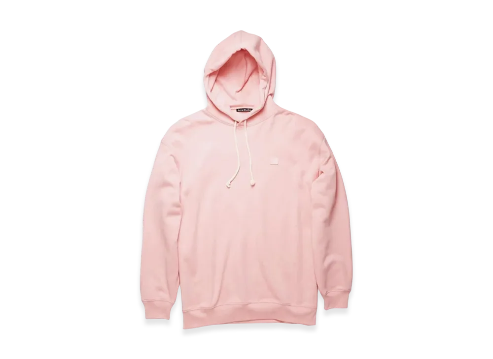 Acne Studios Farrin Face Oversized Hooded Sweatshirt "Blush Pink"